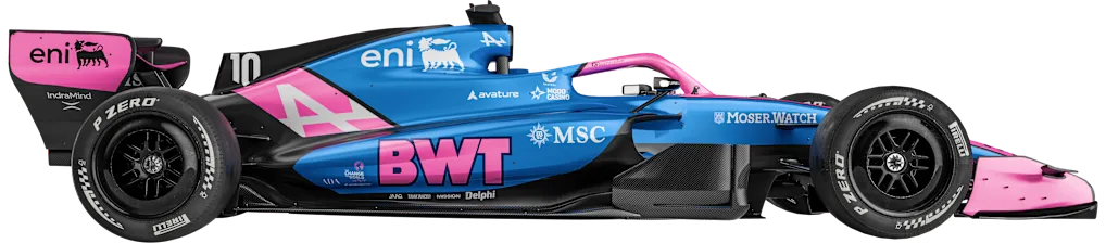 Alpine F1 Team car